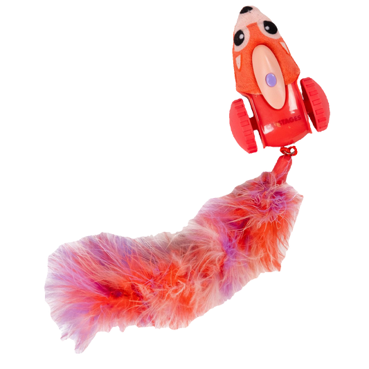 Catstages Racin' Squirrel Robot Cat Toy on transparent background