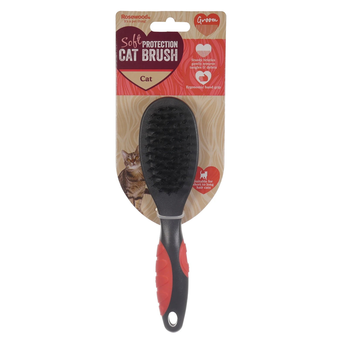 Rosewood Soft Protection Cat Brush — front packaging