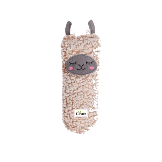 AFP Cat Socks Llama Cuddler on a transparent background