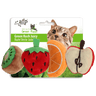 AFP Green Rush Juicy four-pack cat toys on a transparent background