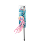 AFP Knotty Habit Woolly Ball Wand in pink on a transparent background