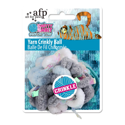 AFP Knotty Habit Yarn Crinkly Ball on a transparent background