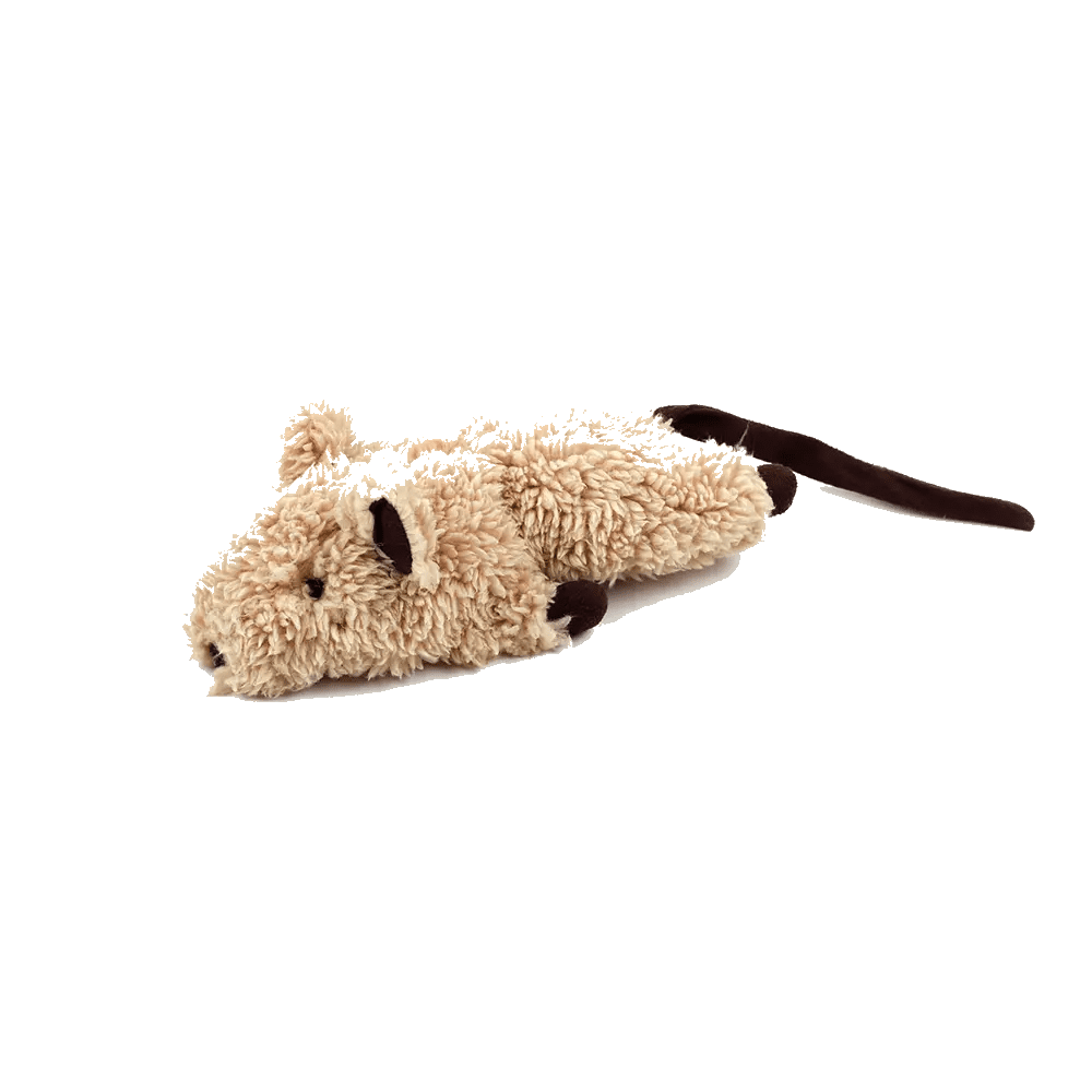 AFP Lambswool Jumbo Crinkle Rodent in brown on a transparent background
