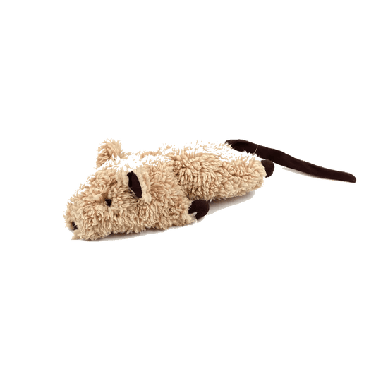 AFP Lambswool Jumbo Crinkle Rodent in brown on a transparent background