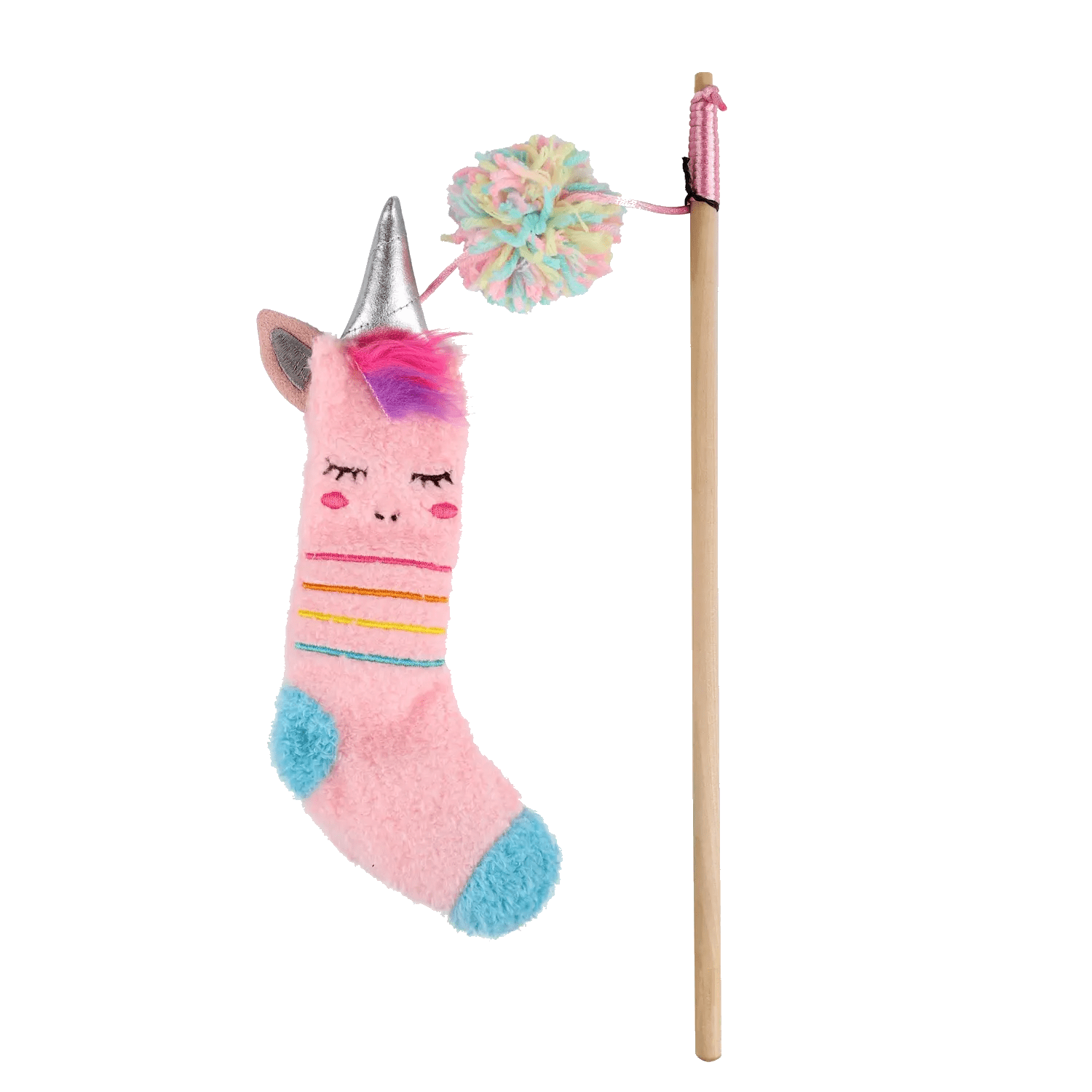 AFP Unicorn Sock Cuddler Wand on a transparent background