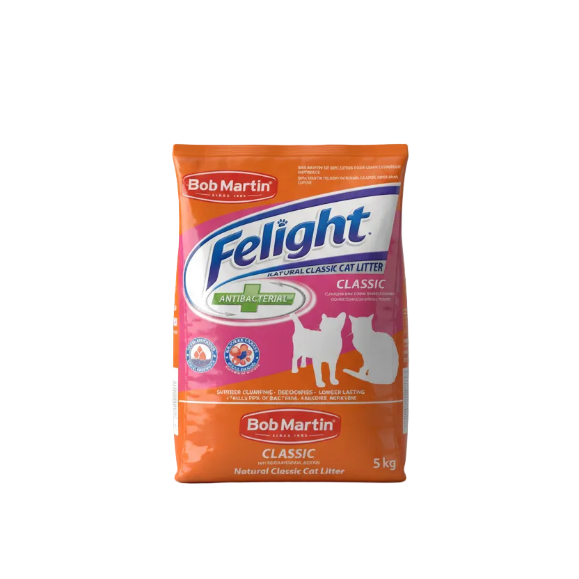 Bob Martin Felight classic natural cat litter bag, 5 kg, orange package front