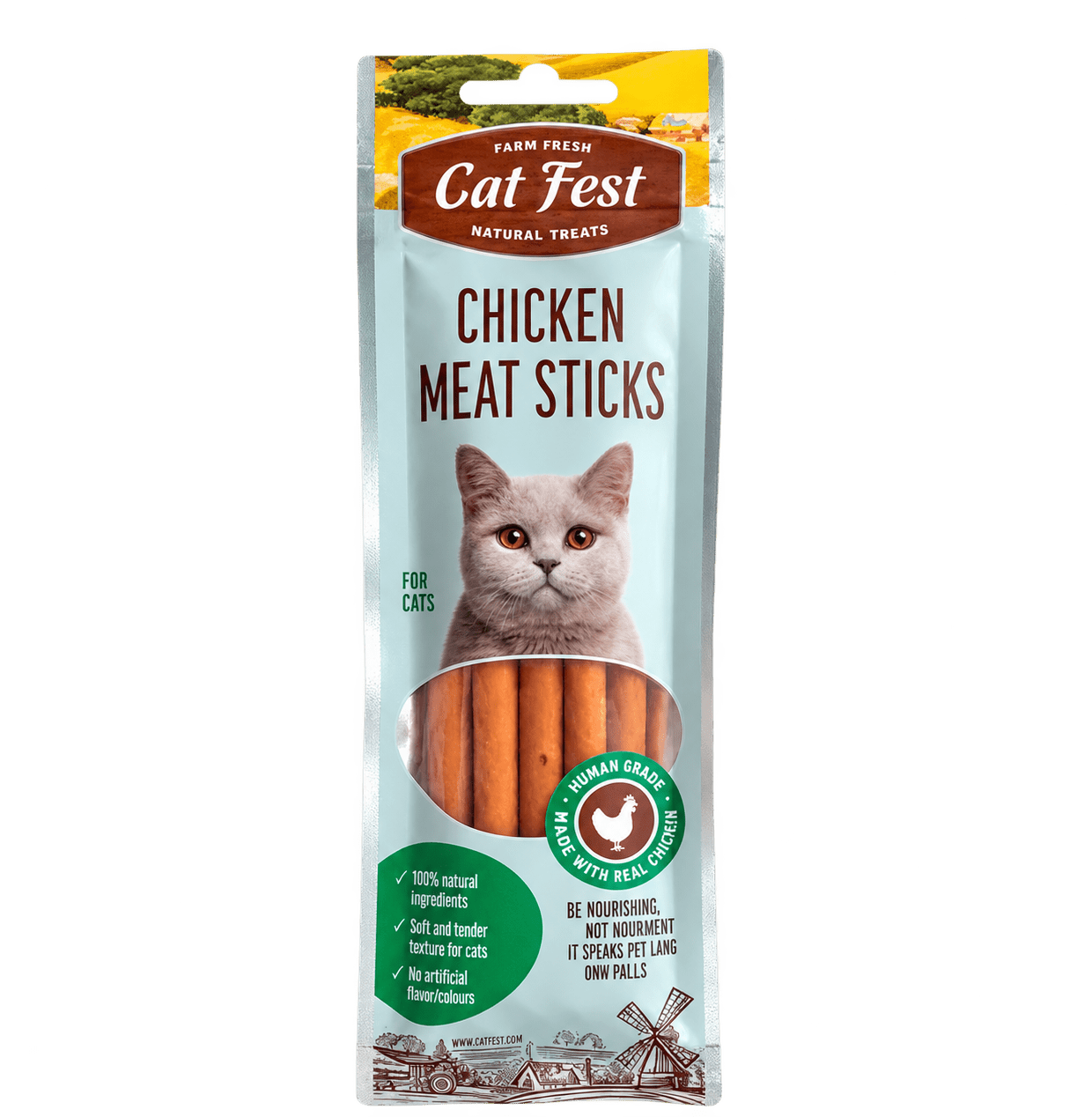 Cat Fest meat stick cat treats