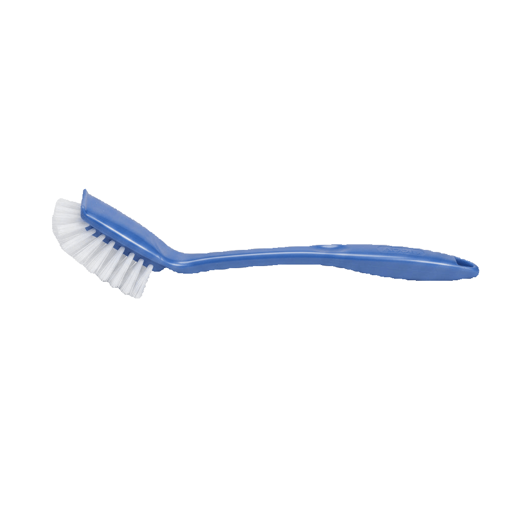 Small blue cleaning brush with white bristles included in The Incident Response Kit.