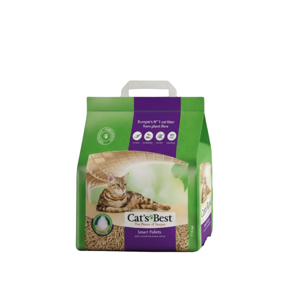 Cat’s Best Smart Pellets cat litter bag, front view