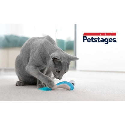 Catstages Dental Shrimpies Catnip Cat Toy 2 Pack — cat with shrimp toy