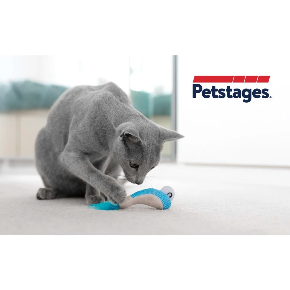Catstages Dental Shrimpies Catnip Cat Toy 2 Pack — cat with shrimp toy