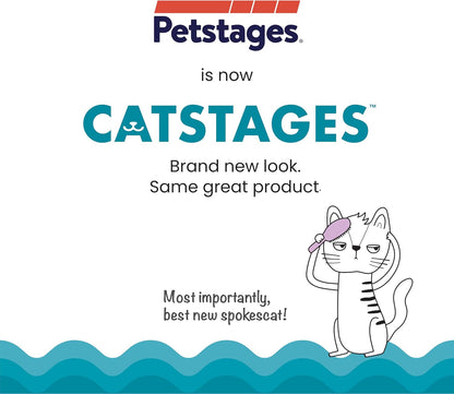 Catstages brand logo banner graphic with wordmark and mascot