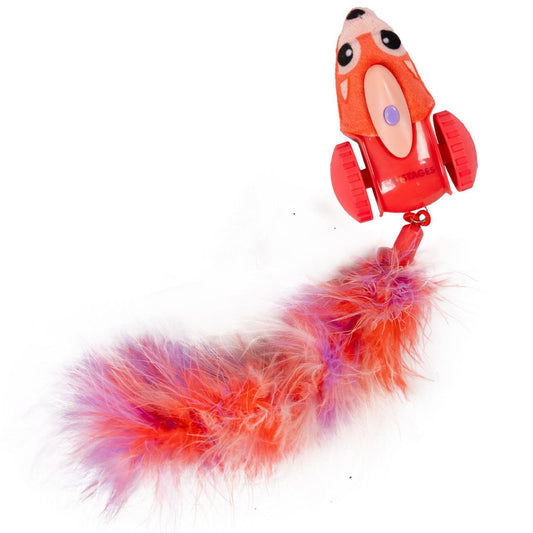 Catstages Racin' Squirrel rechargeable robot cat toy
