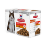 Hill's Science Plan wet cat food multipack box, chicken chunks & gravy pouches