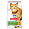 Hill's Science Plan Senior Vitality dry cat food bag, chicken and rice front