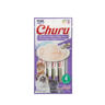INABA Churu creamy lickable cat treat tubes pack, purple chicken with shrimp recipe, 4 tubes