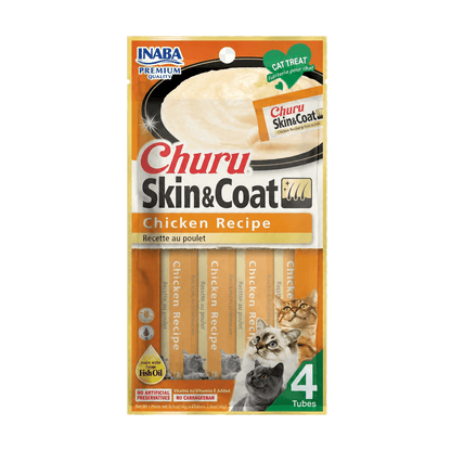 Inaba Churu Skin and Coat cat treats