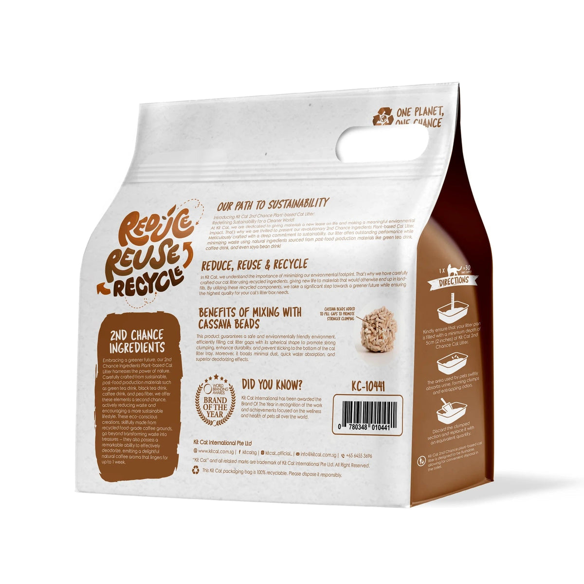 Kit Cat 2ND Chance Plant-Based Cat Litter — Coffee Beans — COFFEE BACK copy