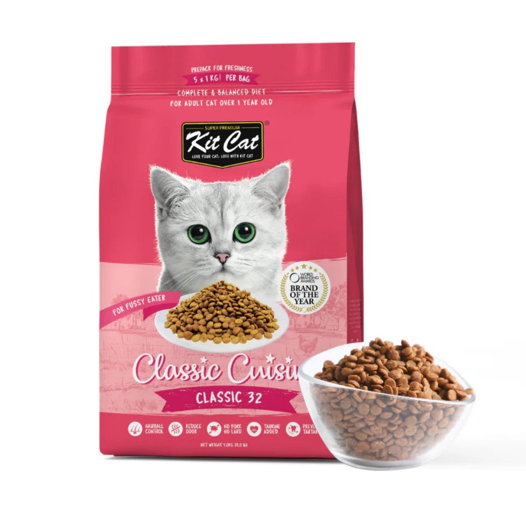Kit Cat Classic Cuisine Classic 32 adult dry cat food 5 kg bag
