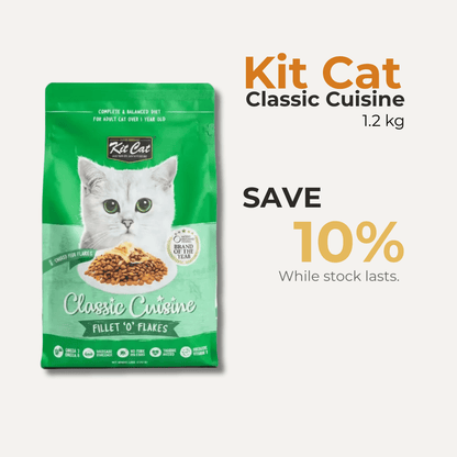 Kit Cat Fillet O Flakes adult dry cat food 1.2 kg