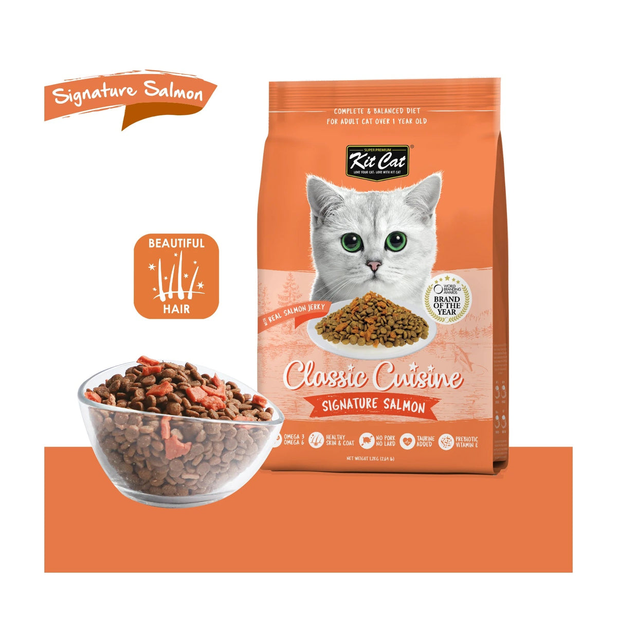 Kit Cat Classic Cuisine Signature Salmon Adult Dry Cat Food 1.2kg — Default Title — Classic Cuisine_Signature Salmon (2)