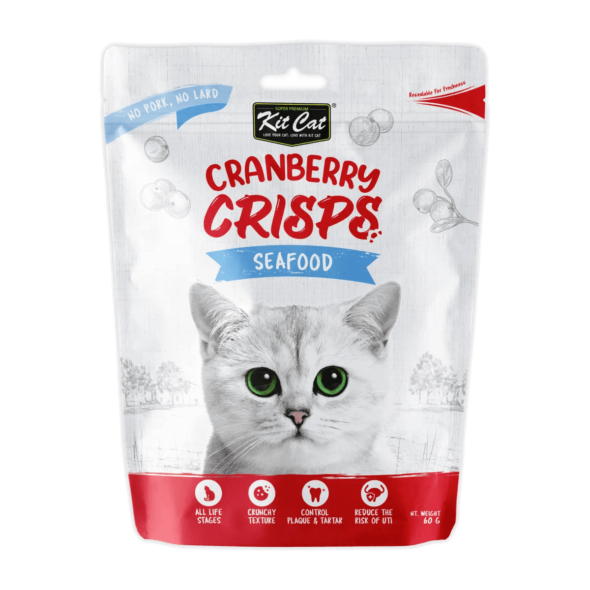 Kit Cat Cranberry Crisps Seafood 60g pouch