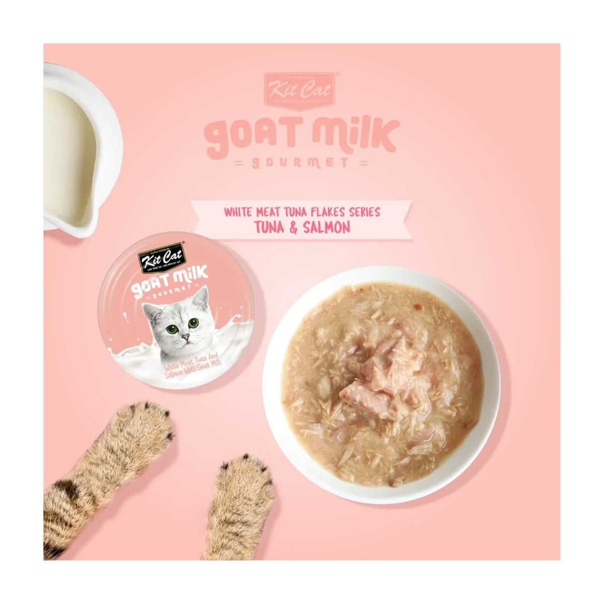 Kit Cat Goat Milk Gourmet Wet Cat Food 70g — tuna-salmon — Goats Milk_Tuna Salmon (3)