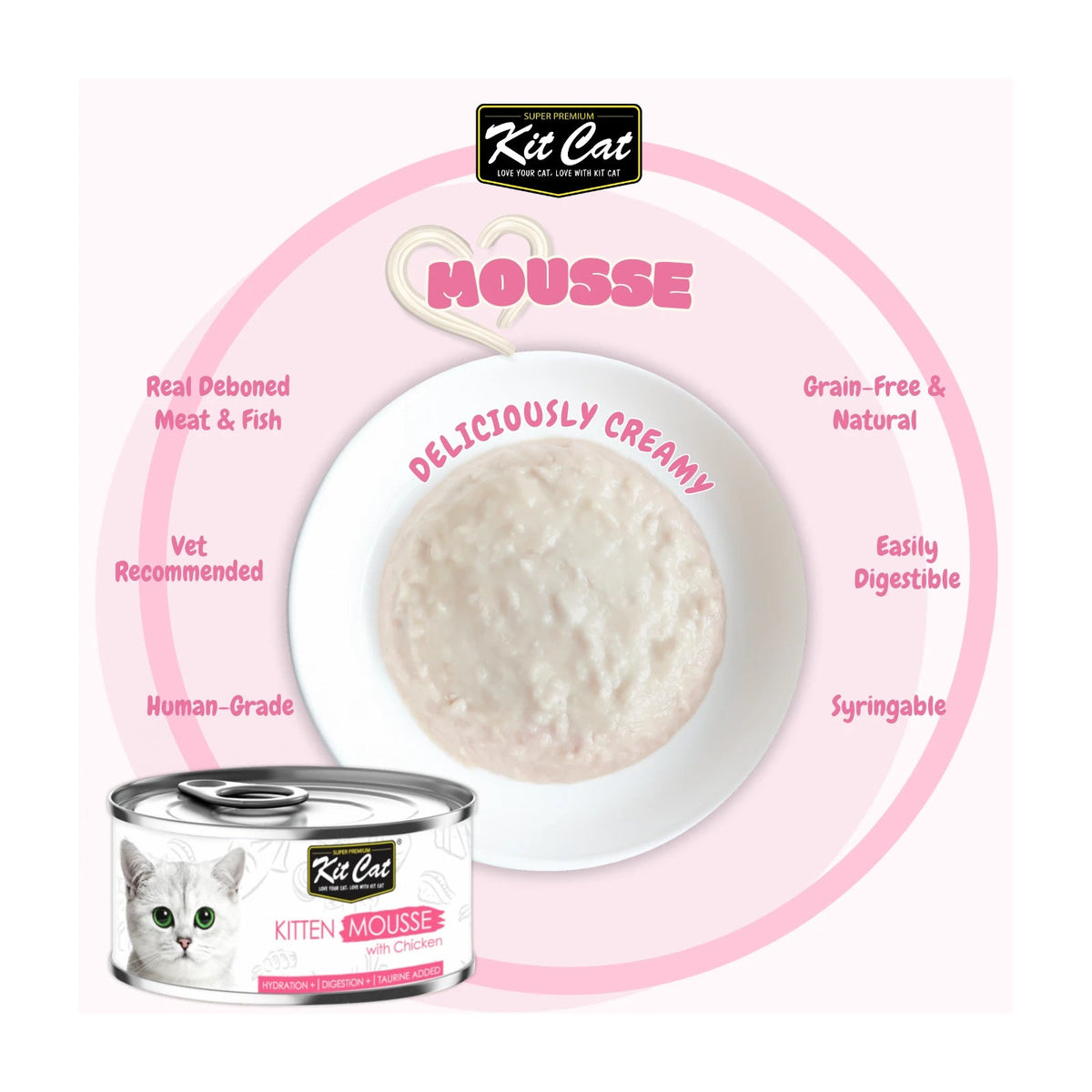 Kit Cat Kitten Mousse Wet Cat Food 80g — Chicken — Mousse_Kitten Chicken (4)