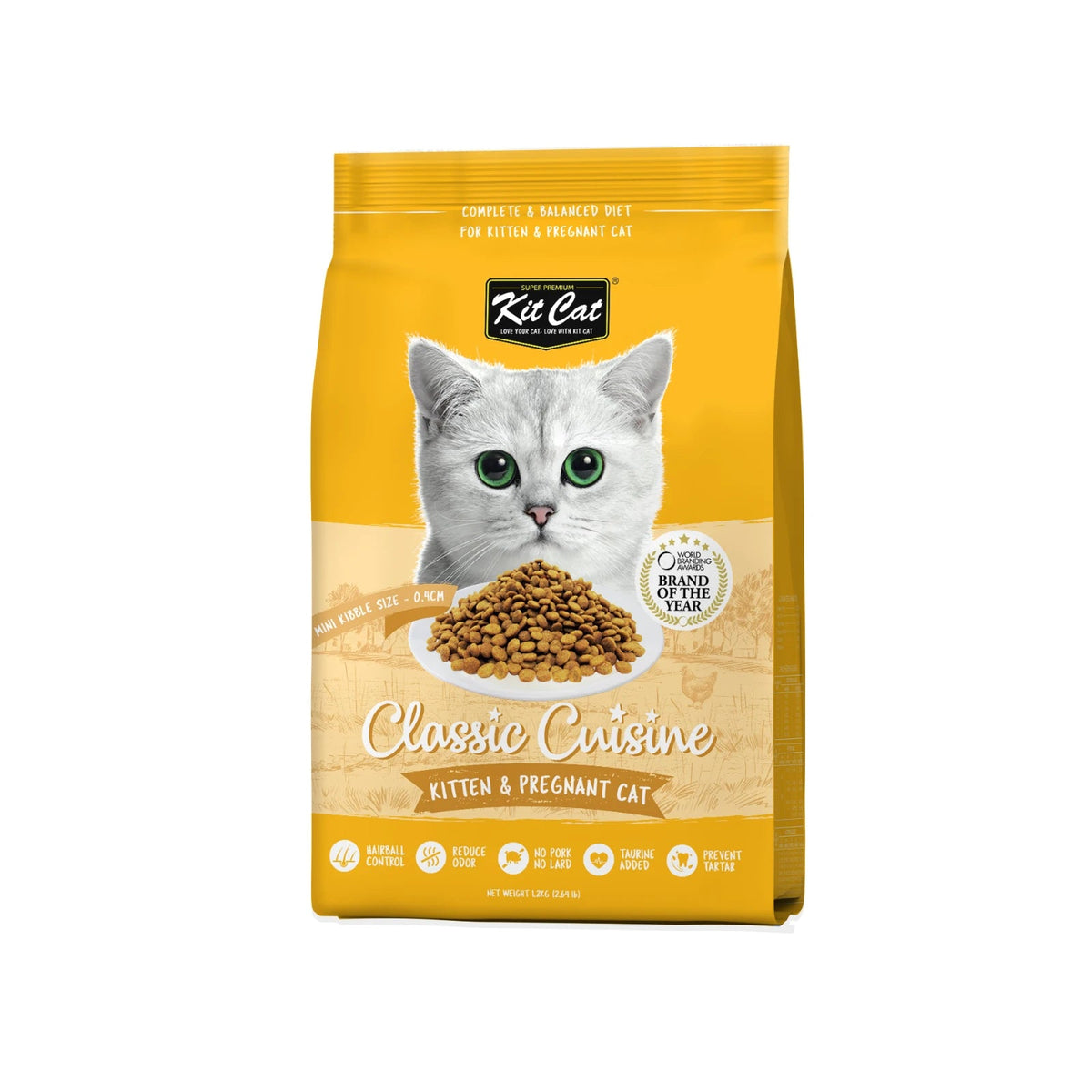 Kit Cat Kitten & Pregnant Dry Cat Food — Default Title — front pack