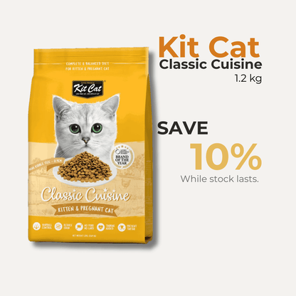 Kit Cat dry food for kittens and pregnant cats