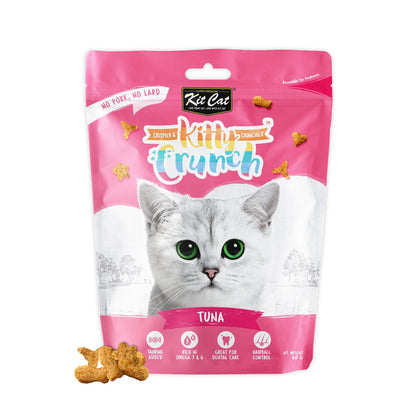 Kit Cat KittyCrunch Cat Treats 60g — Tuna — KITTY CRUNCH_FRONT_TUNA_WITH PRODUCT