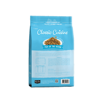 Kit Cat Pick of the Ocean Urinary Care dry cat food 1.2kg back pack