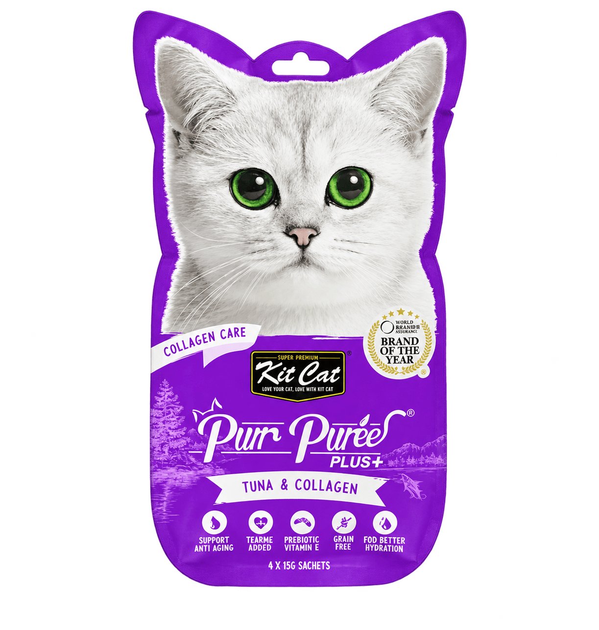 Kit Cat Purr Puree Plus cat treats
