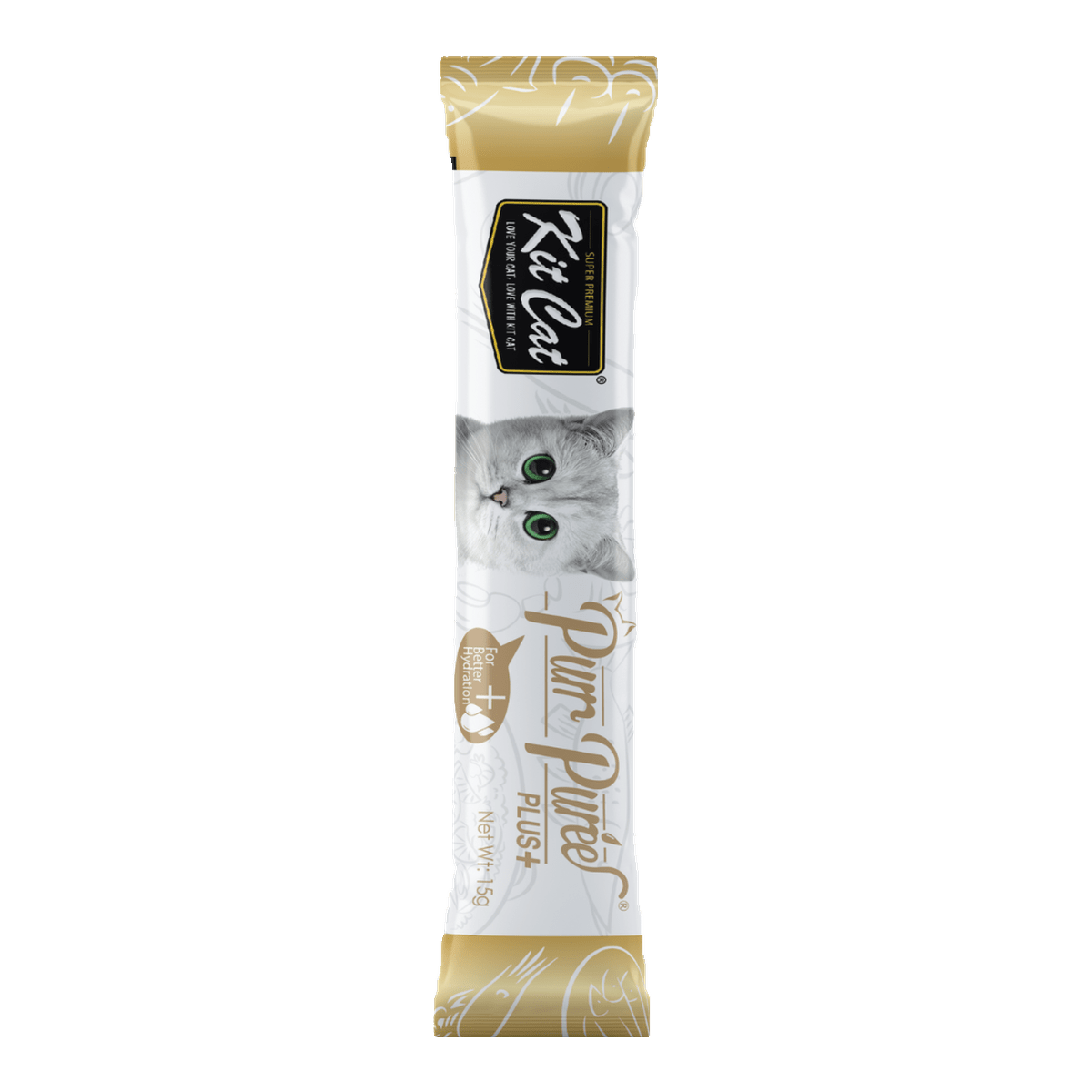 Kit Cat Purr Puree Plus chicken single sachet