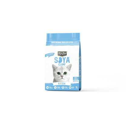Kit Cat Soya Clump Baby Powder Kitten Litter 7L — Default — front pack