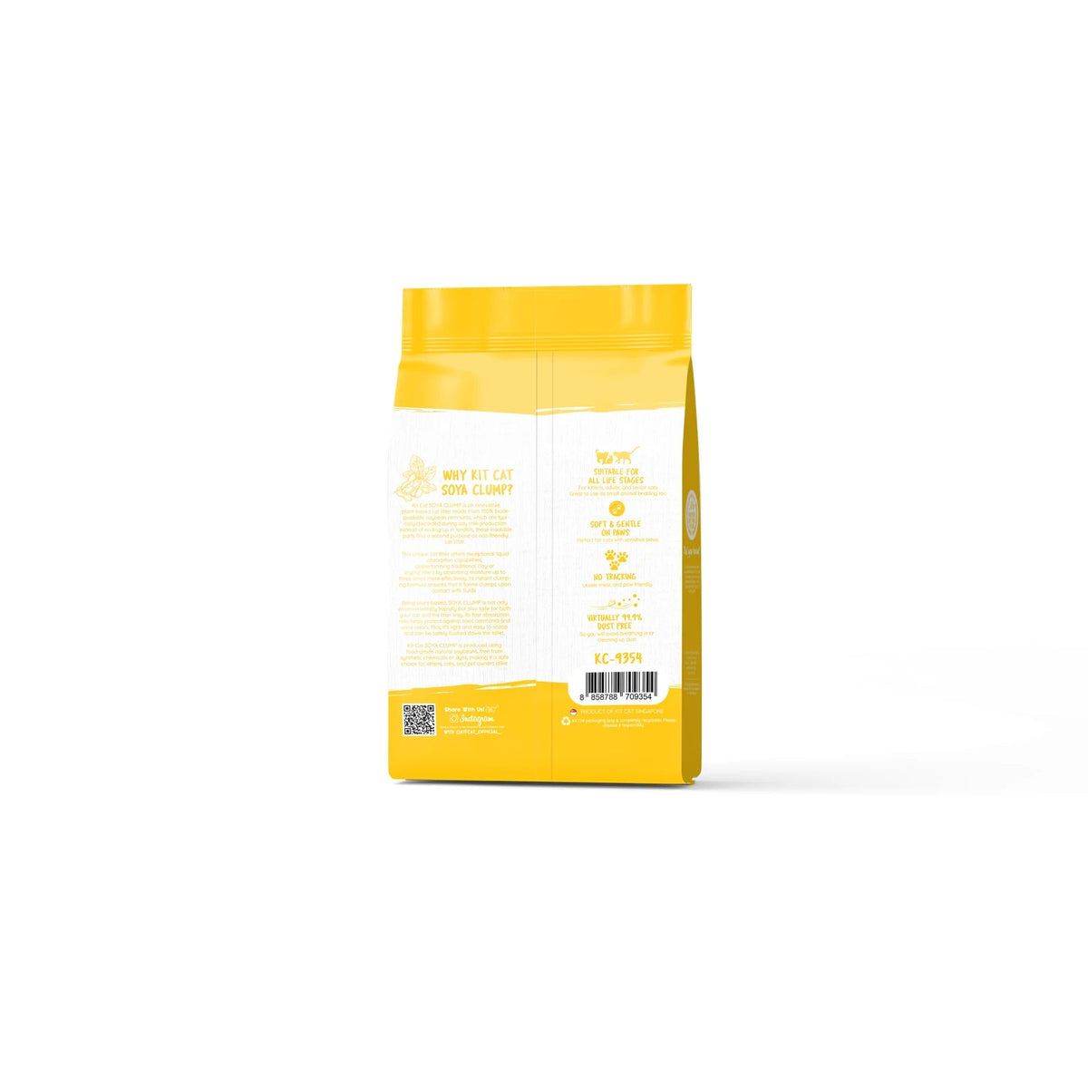 Kit Cat Soya Clump Cat Litter 7L — Original — SOYA CLUMP NEW BACK_ORIGINAL