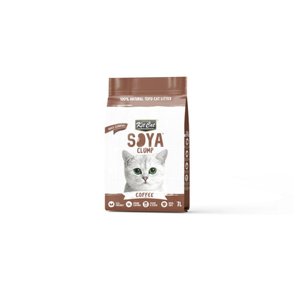 Kit Cat Soya Clump Cat Litter 7L — Coffee — front pack