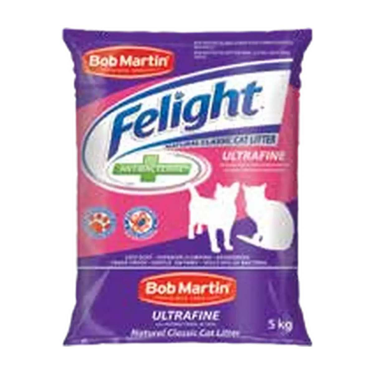 Bob Martin Felight Ultra Fine Cat Litter 5kg bag included in the Kitten Bundle