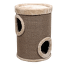 M-PETS Ararat compact cat tree in brown and ivory