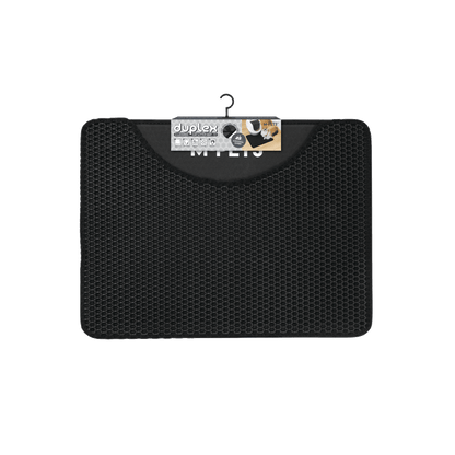 M-PETS Duplex Cat Litter Mat 60 × 45cm in black