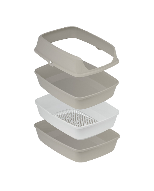 Moderna Lift to Sift Recycled Litter Tray on transparent background