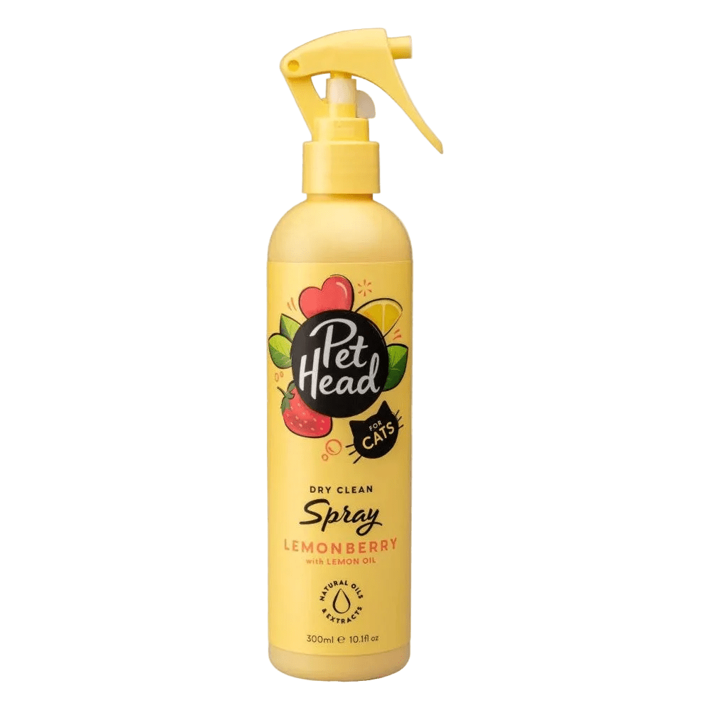 Pet Head Felin’ Good Dry Clean Spray for Cats 300ml included in The Barber grooming bundle