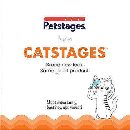 Petstages CatsTages promotional graphic with cat illustration and brand text