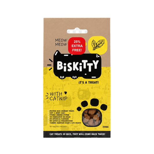 Biskitty crunchy cat treats