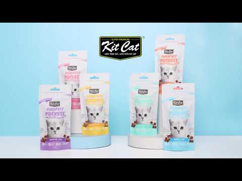 Kit Cat Purrfect Pockets cat treats product video