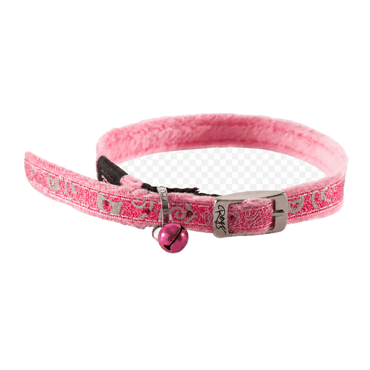 Rogz SparkleCat pin buckle collar