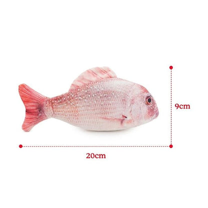 Rosewood Jolly Moggy 100% Natural Catnip Red Snapper — dimensions diagram