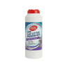 Simple Solution cat litter freshener bottle, front label visible; white bottle with red cap
