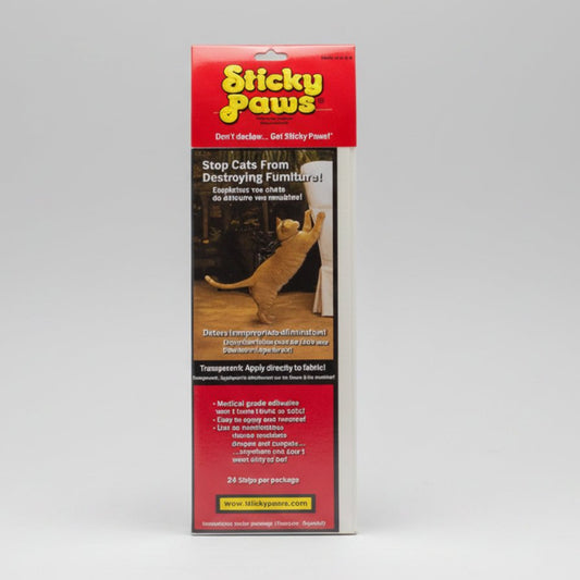 Sticky Paws furniture strip package for stopping cats from damaging furniture