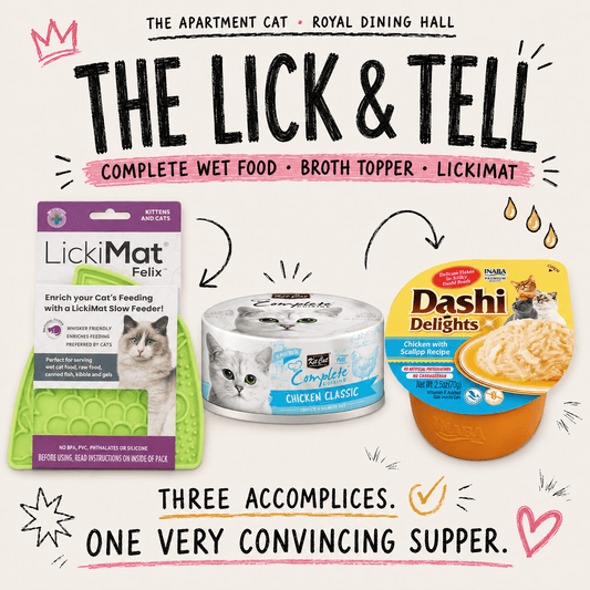 The Lick & Tell approved square bundle artwork